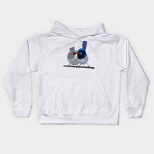 Fairy Wrens Kids Hoodie